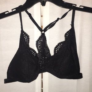 lace bralette, clips in the front